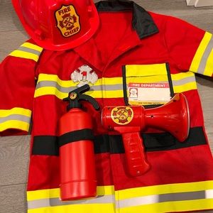 Fire fighter Halloween custom